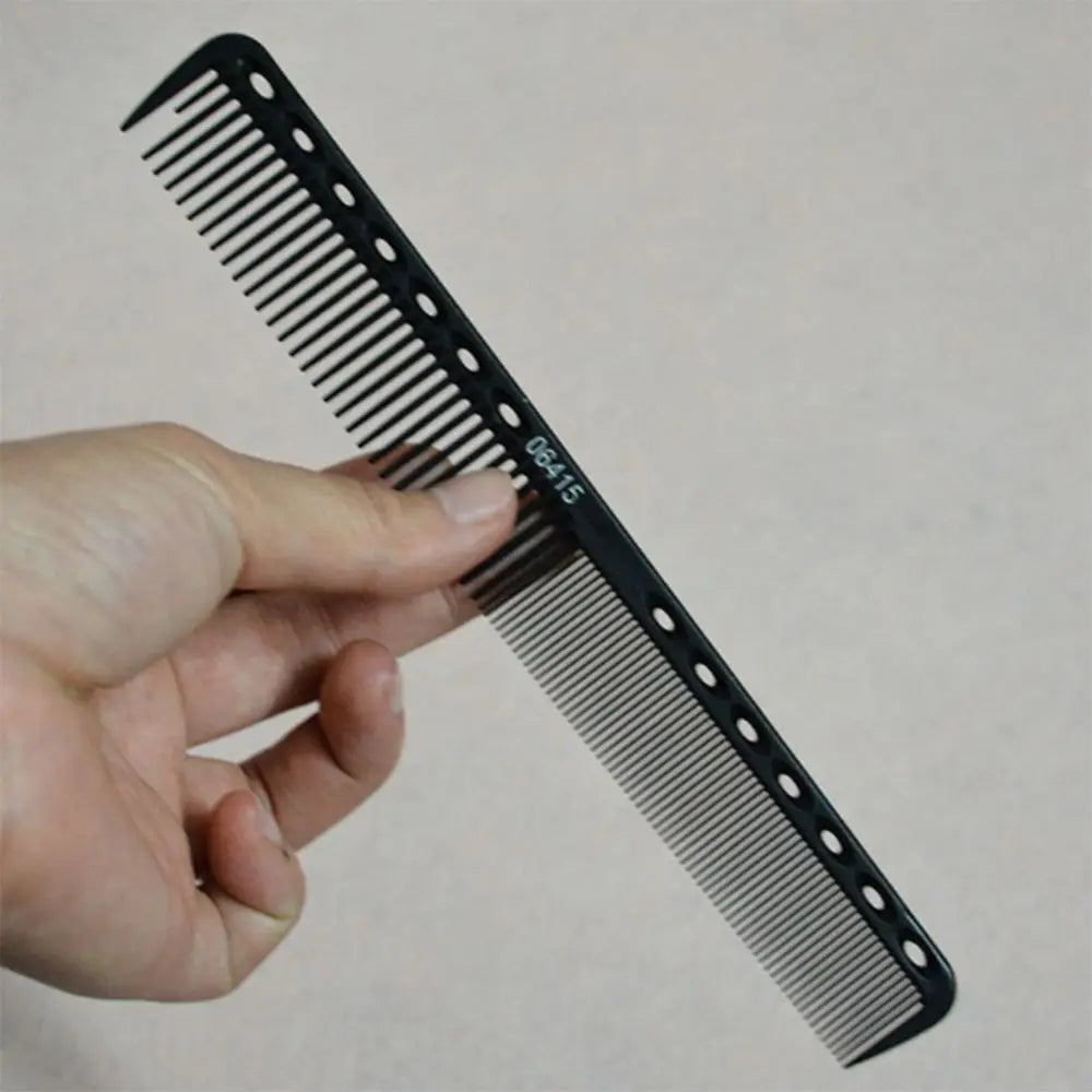 Professional Hair Comb Heat Resistant Carbon Comb Anti-static Barber Styling Tool